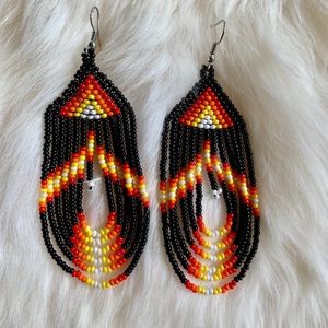 Guatemalan beaded Earrings